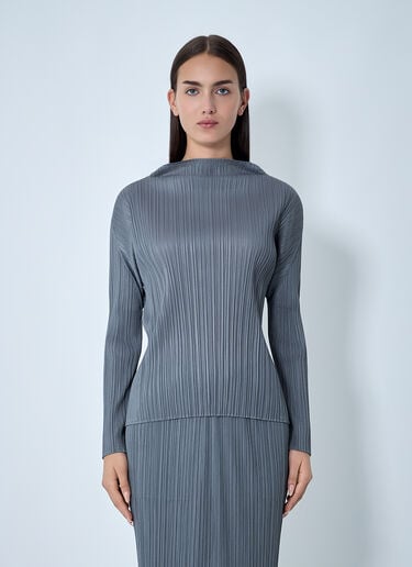 Pleated Top Pleats Please Issey Miyake Pleated Top Grey plp0262017