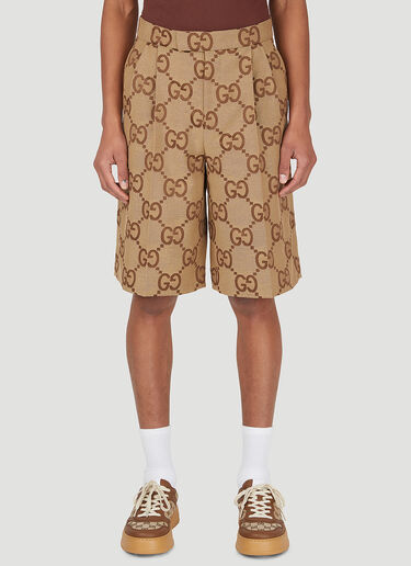 Gucci Jumbo GG Shorts Camel guc0147056