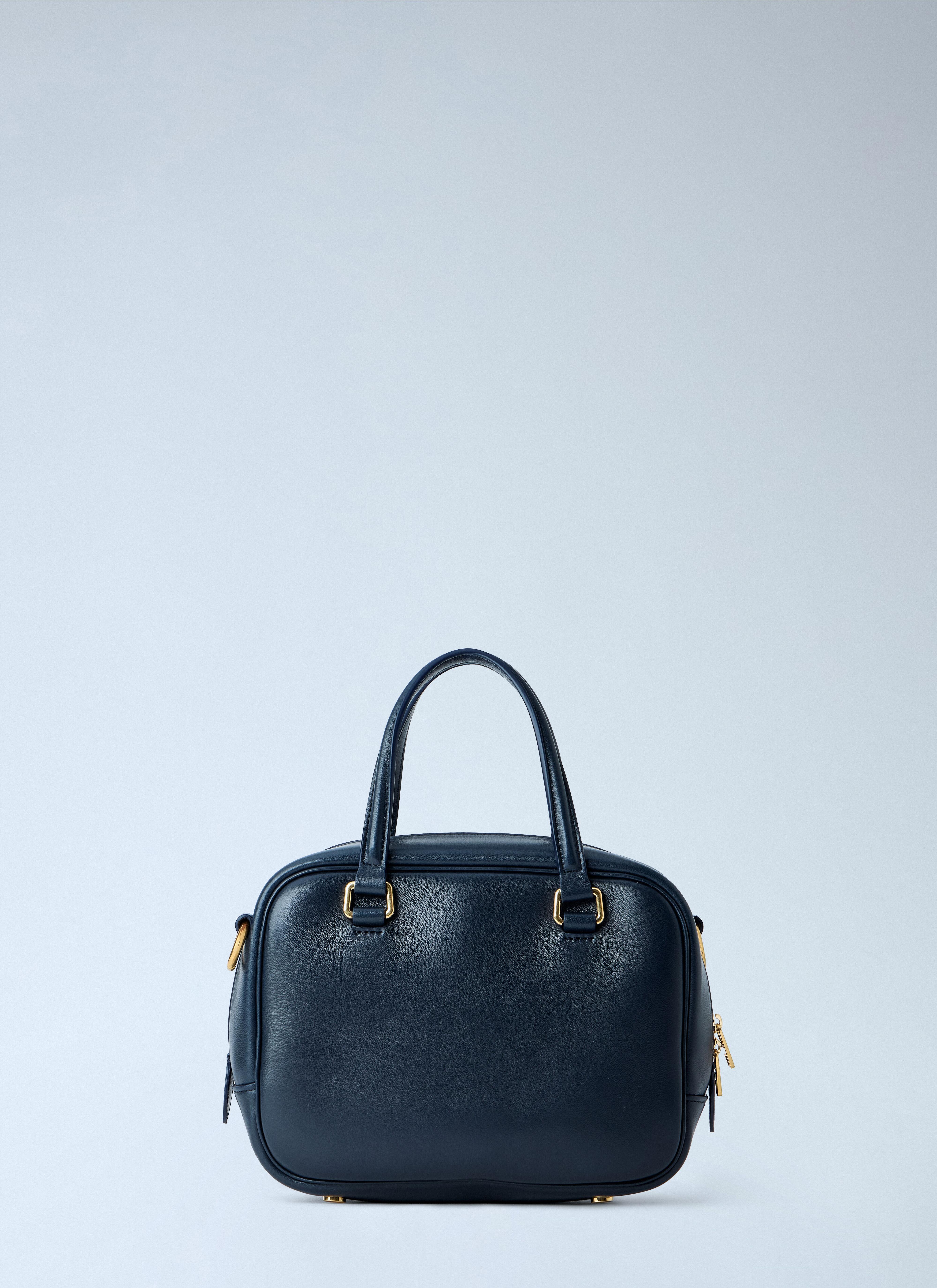 Jil Sander Women's' Compact Leather Handbag in Dark Blue | LN-CC®