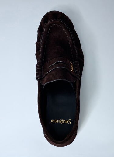 Le Loafer Saint Laurent Le Loafer Brown sla0262024