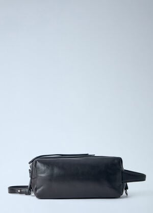 Lemaire Small Care Crossbody Bag Dark Brown lem0166030
