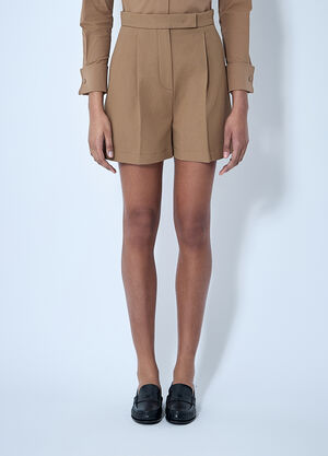 Max Mara Tailored Shorts Beige max0260035