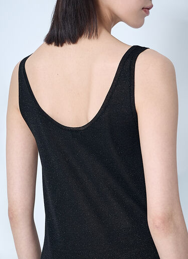Saint Laurent Knit Maxi Dress Black sla0259009