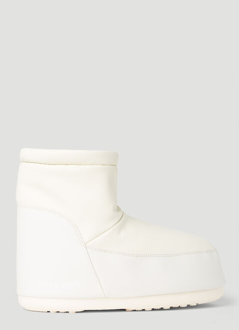 Moon Boot ノーレース ラバーブーツ Beige mnb0354010