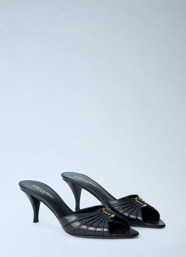 Saint Laurent Babylone Heeled Sandals Black sla0263032