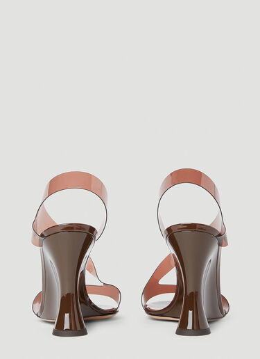 Gianvito Rossi G32231 Glass Wedge Heels Brown gia0251022
