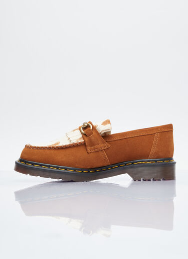 Dr. Martens Adrian Snaffle Hairy Suede Loafers Camel drm0354014