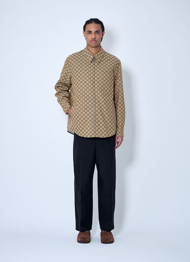 Gucci GG Canvas Overshirt Beige guc0159041
