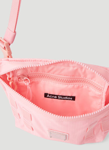 Acne Studios Logo Shoulder Bag Pink acn0245034