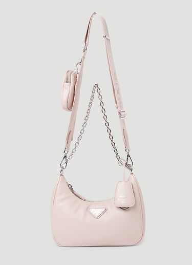Re-Edition 2005 Leather Shoulder Bag Prada Re-Edition 2005 Leather Shoulder Bag Pink pra0254031