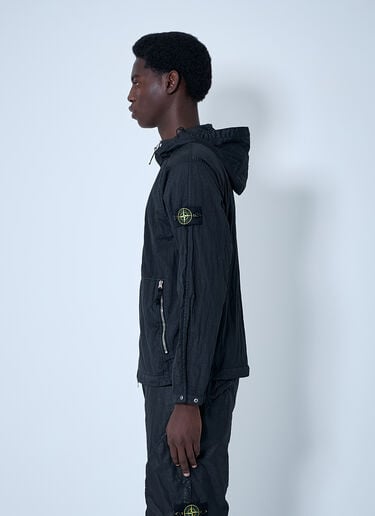 Stone Island ショートパーカージャケット  ブラック sto0160032