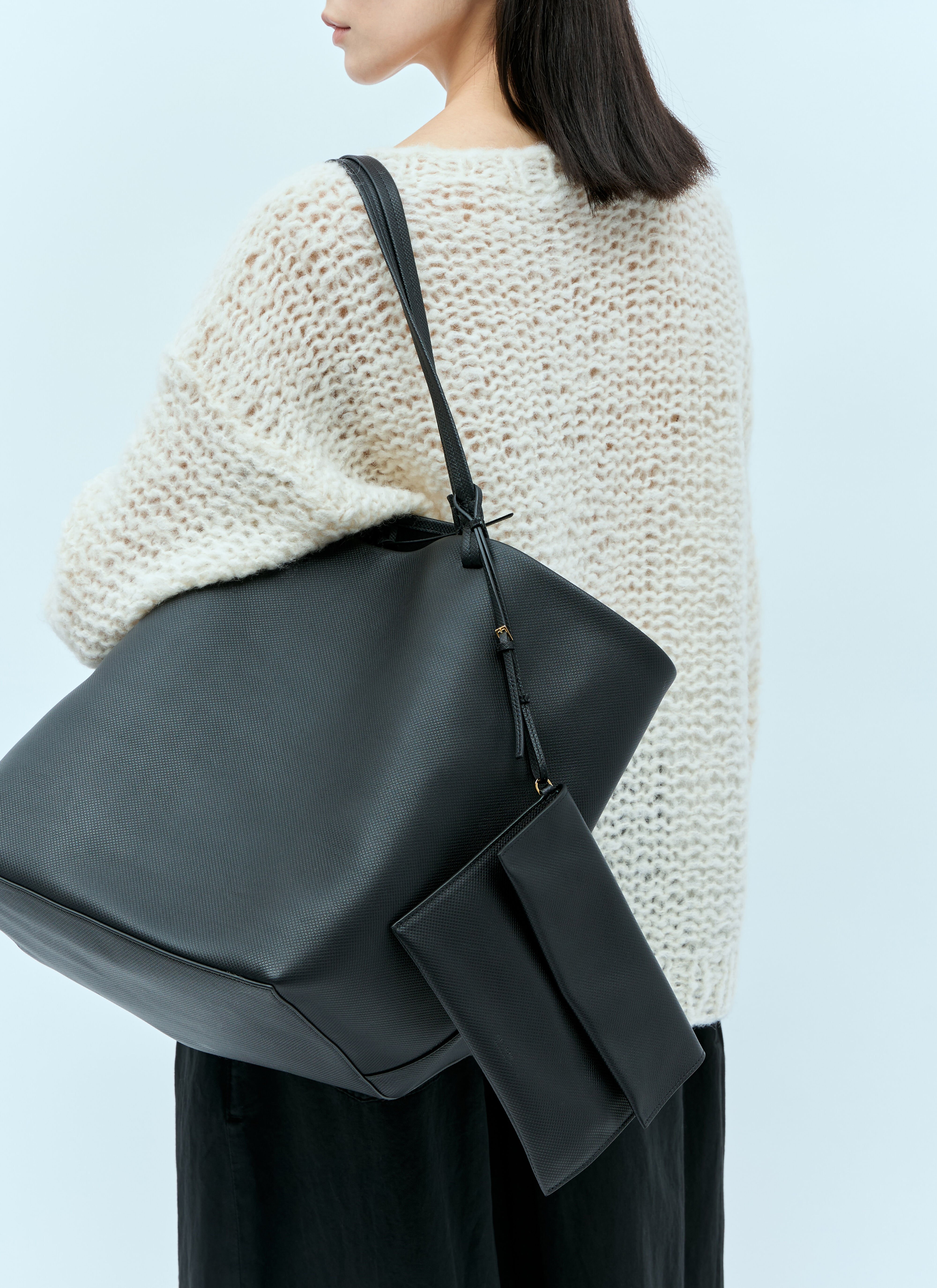 The Row Women s XL Park Tote Bag in Black LN CC