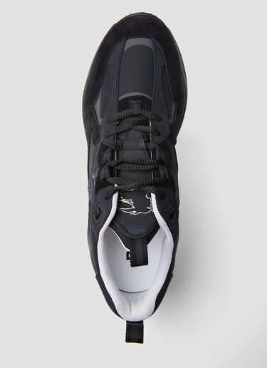 Burberry 绒面革运动鞋 黑色 bur0153037
