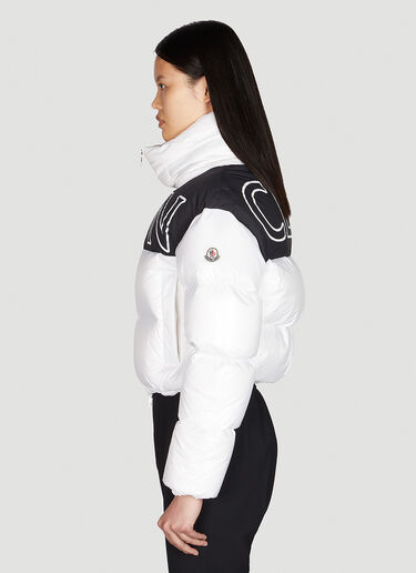 Moncler Gers Cropped Down Jacket White mon0250005