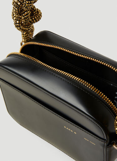 KARA Crystal Cobra Camera Bag Black kar0248008