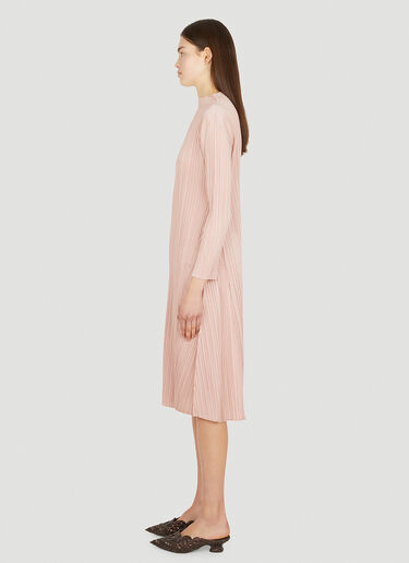 Pleats Please Issey Miyake 百褶半高领连衣裙 粉色 plp0251017