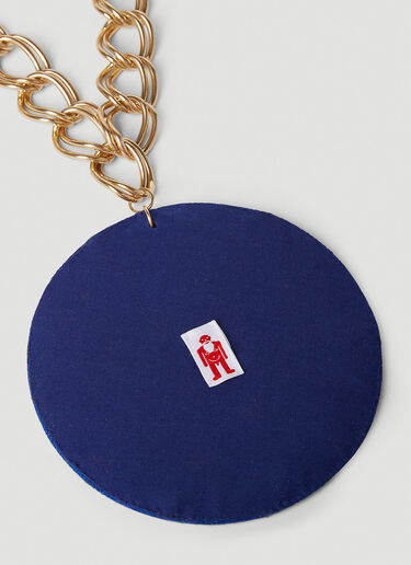 Walter Van Beirendonck Devil Necklace Blue wlt0152045