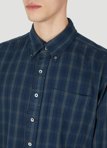 Engineered Garments カゴールシャツ ブルー egg0150005