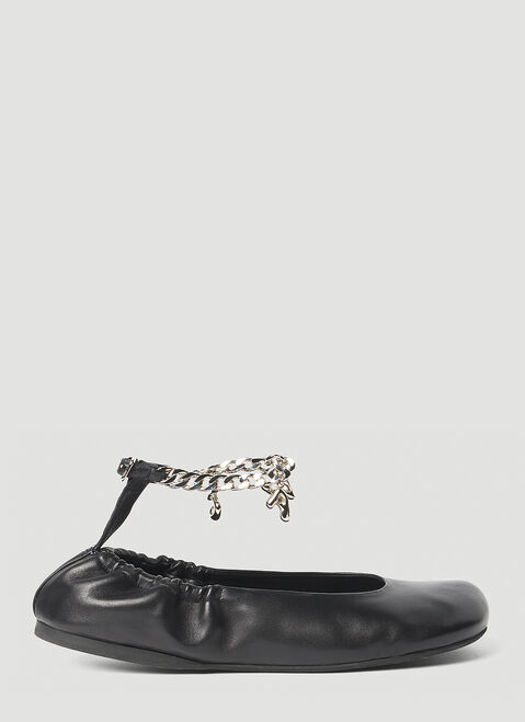 JW Anderson チャームバレリーナシューズ ホワイト jwa0254013