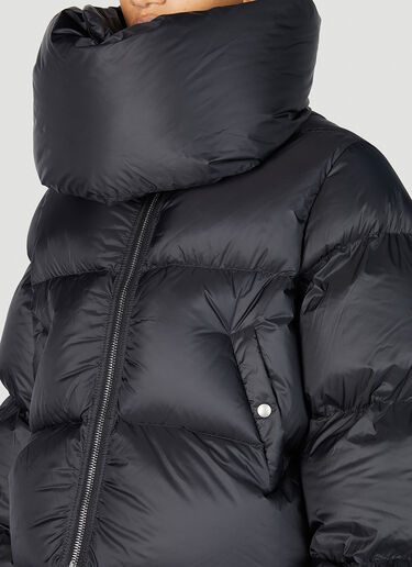 크롭 퍼퍼 재킷 Rick Owens 크롭 퍼퍼 재킷 블랙 ric0253001