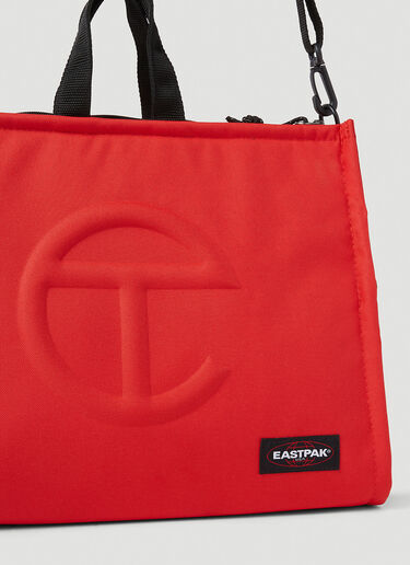 Eastpak x Telfar 쇼퍼 컨버터블 미디엄 토트백 레드 est0353007
