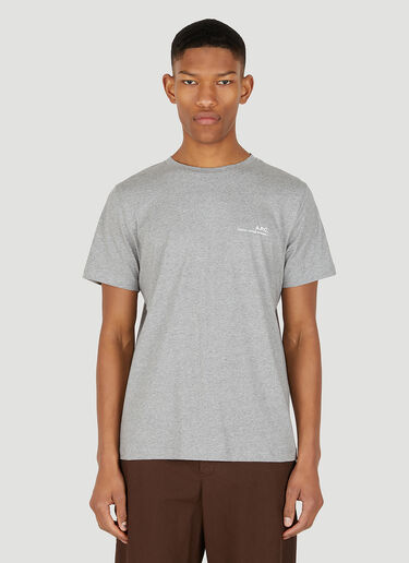 A.P.C. Item Address 프린트 티셔츠 그레이 apc0148010