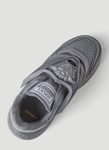 Versace SNEAKERS VITELLO NAPPATO Grey ver0150012