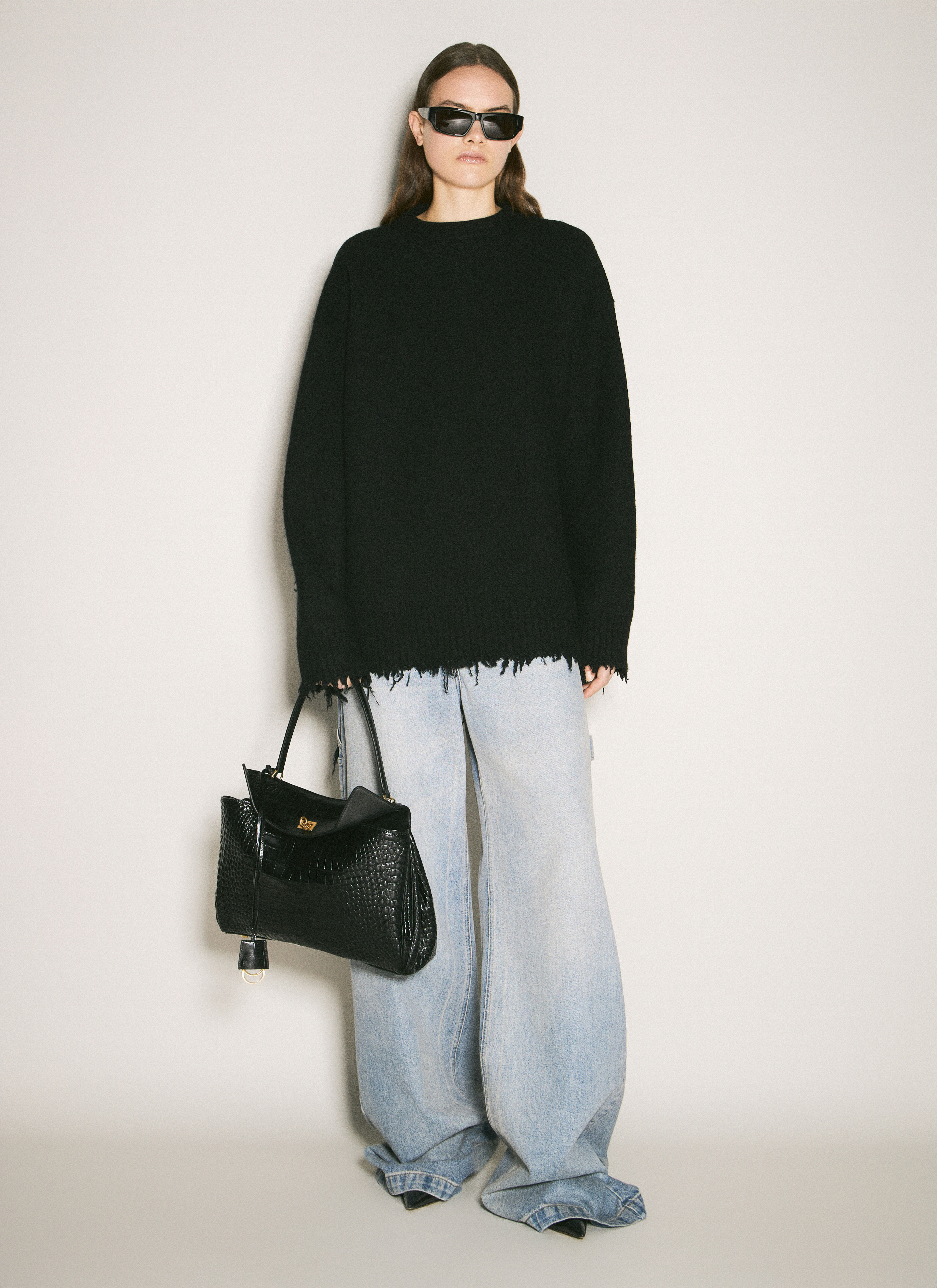 Balenciaga Women's' Rodeo Medium Handbag in Black | LN-CC®