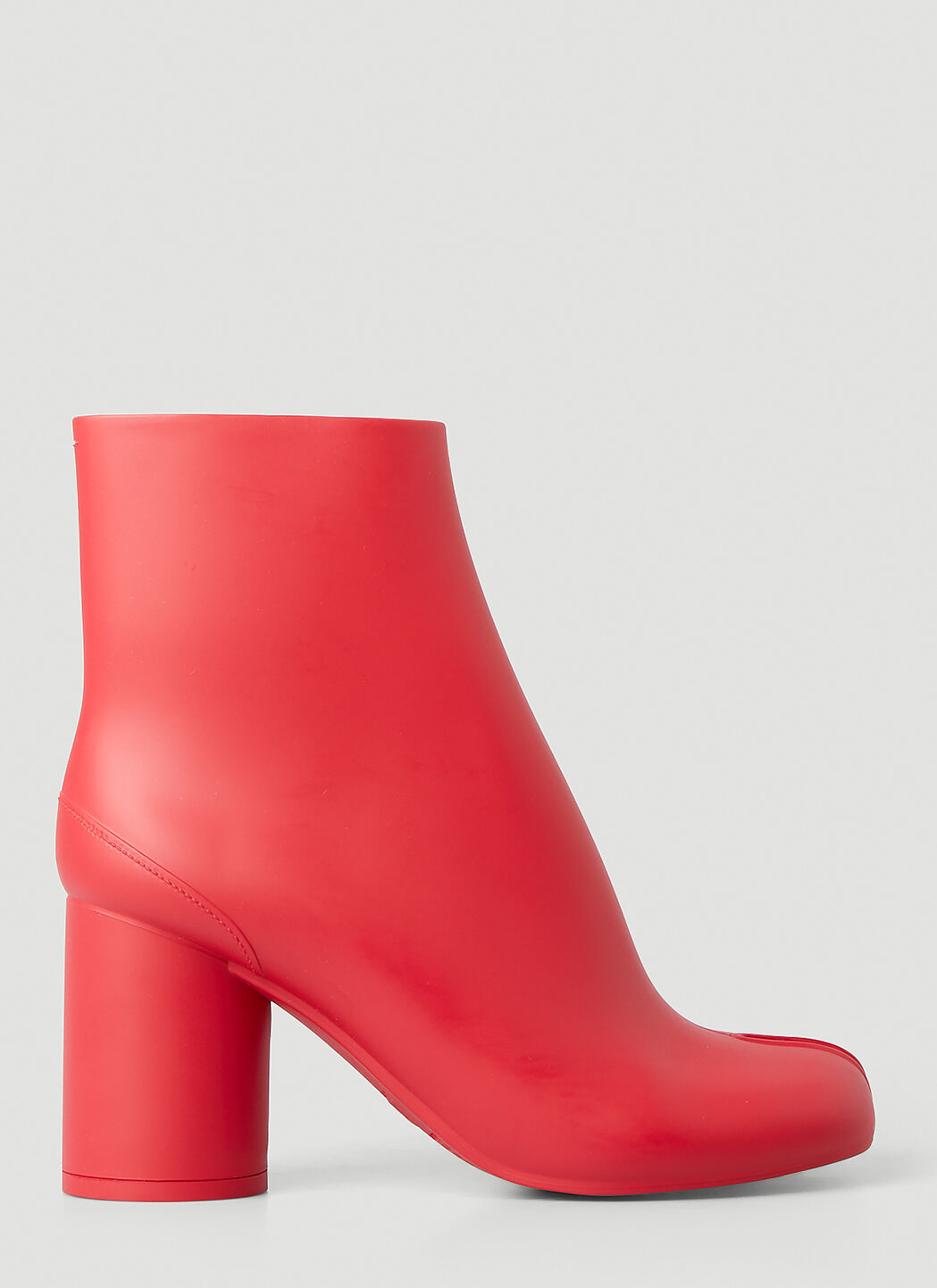 Buy Truffle Collection Red Lycra Sock Block Heel Ankle Boots Online