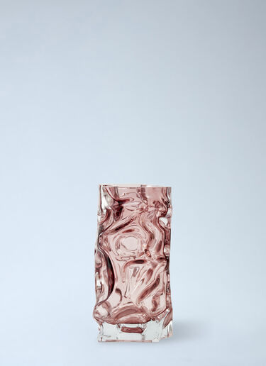 Textured Glass Vase POLSPOTTEN Textured Glass Vase Pink wps0692208