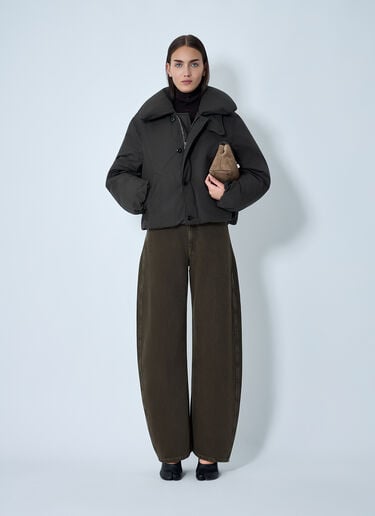 Bone Short Padded Coat Lemaire Bone Short Padded Coat Brown lem0262002