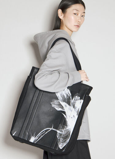 Y-3 Graphic Print Tote Bag Black yyy0356019