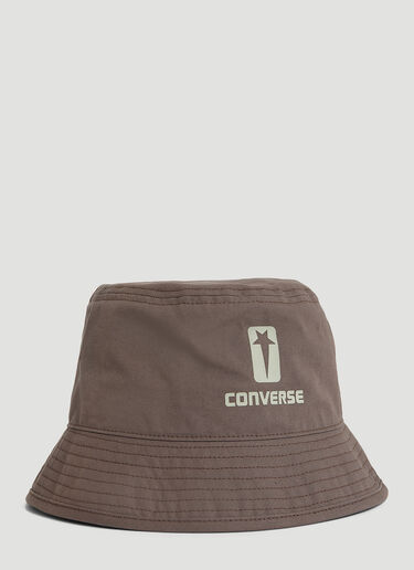 Rick Owens DRKSHDW x Converse 로고 프린트 버킷 햇 연베이지 dsc0352005