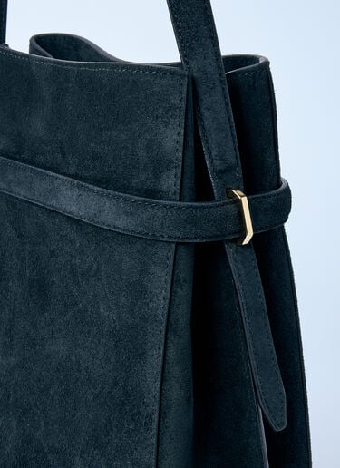 Belted Suede Bucket Bag TOTEME Belted Suede Bucket Bag Black tot0261048