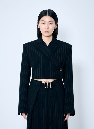 Sportmax Utopia Crop Blazer Black spx0259005