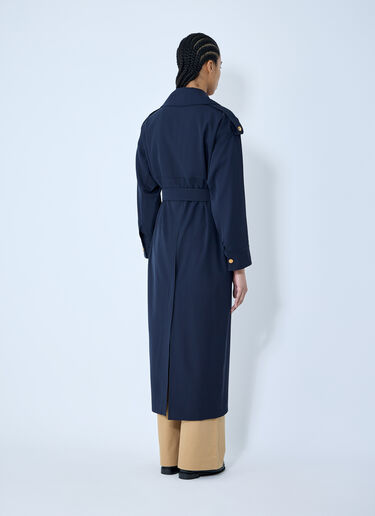 Max Mara 华达呢羊毛外套 蓝色 max0259008