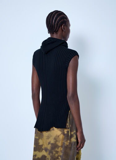 LUEDER Neo Knit Zip Top Black ldr0366004