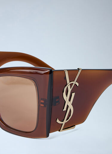 Saint Laurent SL M119 Cat-Eye Sunglasses Brown sla0263107