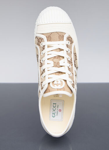 Gucci GG 帆布运动鞋 米色 guc0255093