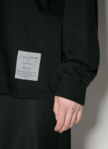 Yohji Yamamoto x Neighborhood 徽标印花T恤  黑 yoy0156023