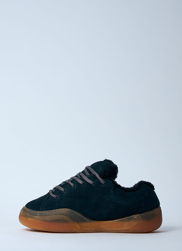 ERL Suede Vamp Skate Sneakers Black erl0160017