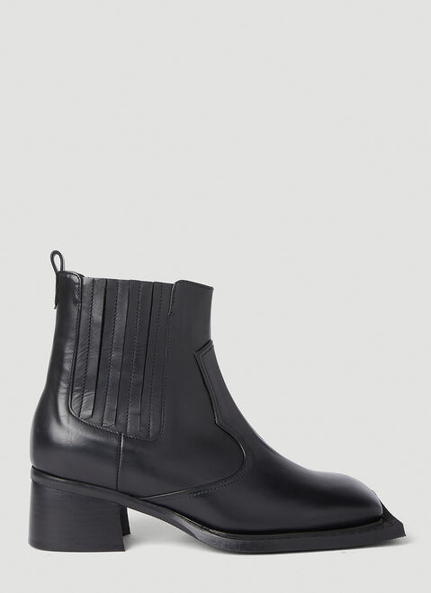 Bottega Veneta Howler Ankle Boots Black bov0151043