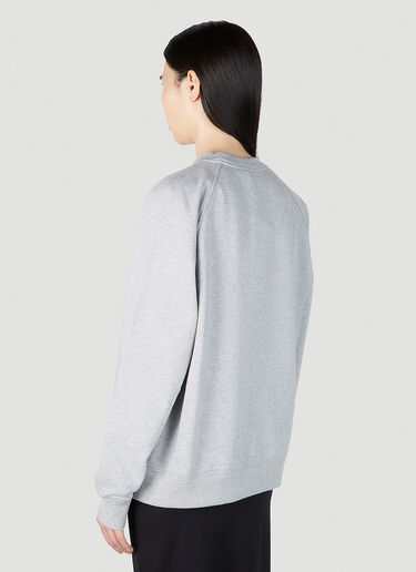 Prada Logo Plaque Sweatshirt Grey pra0252005