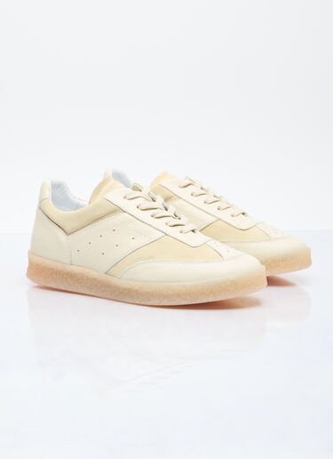 MM6 Maison Margiela 6 Court Sneakers Yellow mmm0255017