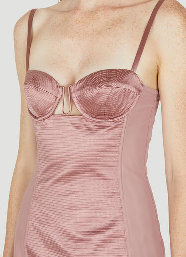 Gucci Quilted Chemise Mini Dress Rose guc0250001