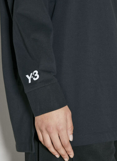 Y-3 3S Long Sleeve T-Shirt Black yyy0356001