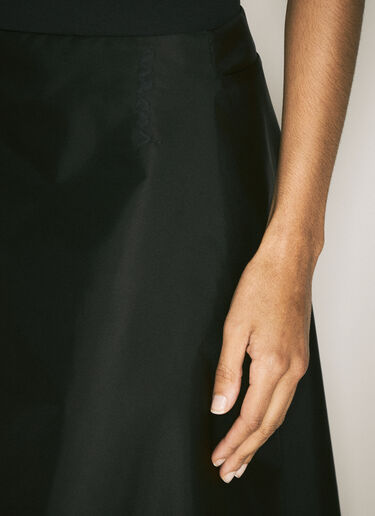 Marni Twill Midi Skirt Black mni0258004