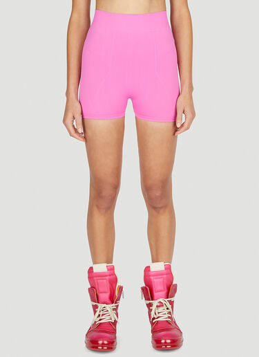 Rick Owens Fitted Bike Shorts Pink ric0251042