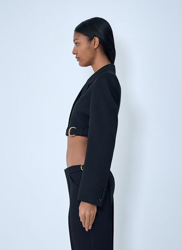 Chloé Cropped Wool Blazer Black chl0263011