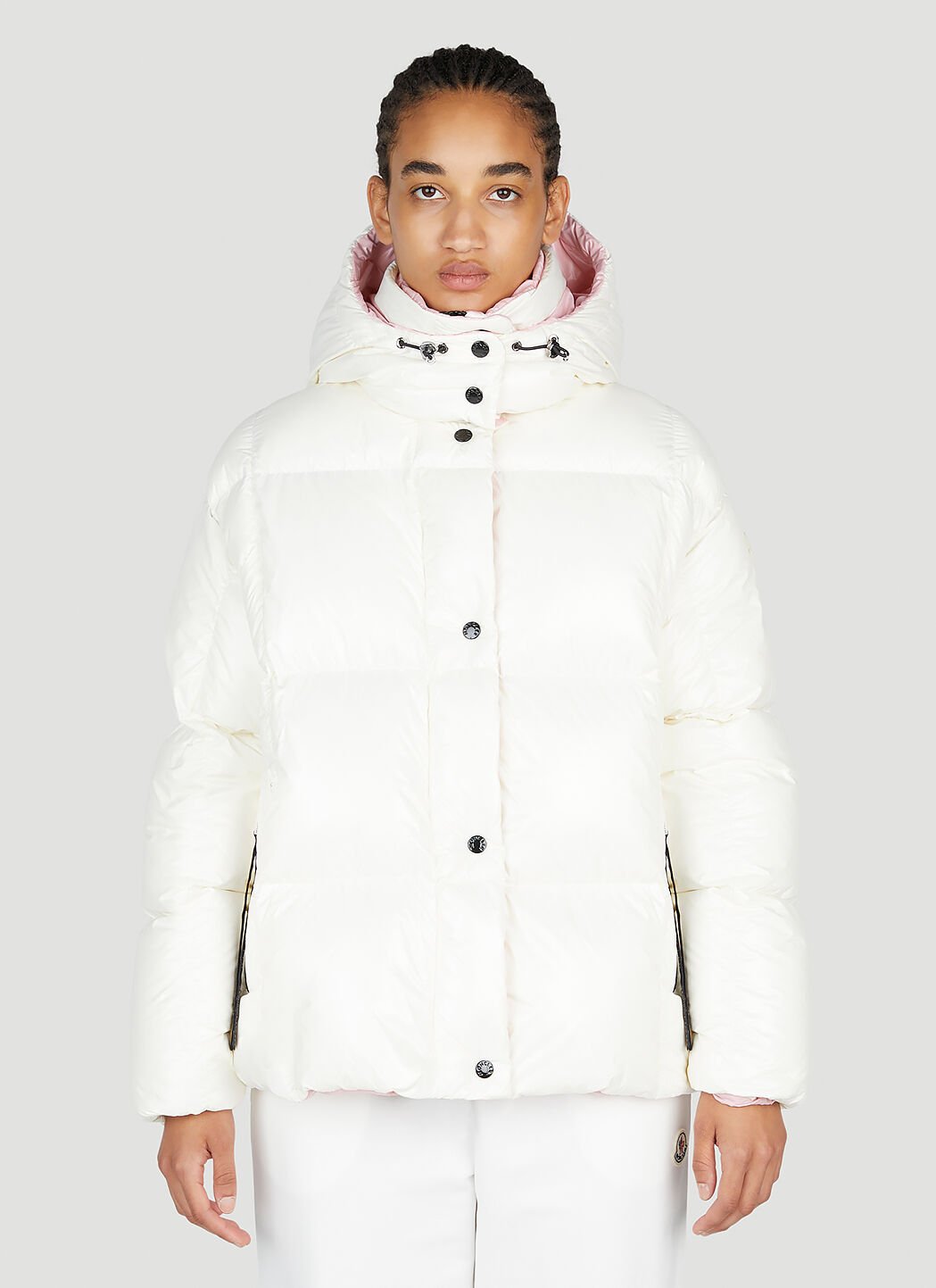 Moncler Parana Jacket in White fur Damen LN CC